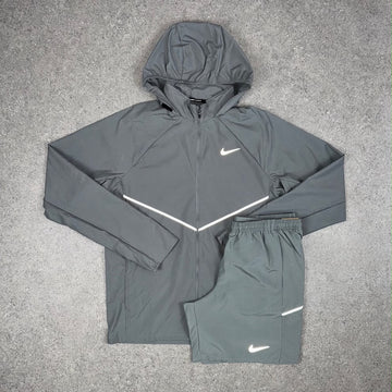 Nike Stone Grey Jacket and Short Set