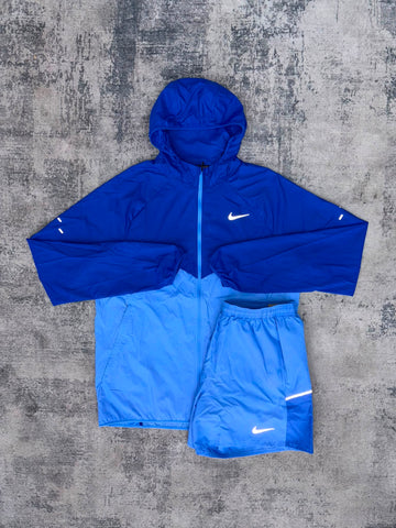 Nike Blue Jacket and Short Set