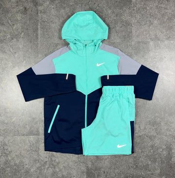Nike Mint Green/Navy Jacket and Short Set