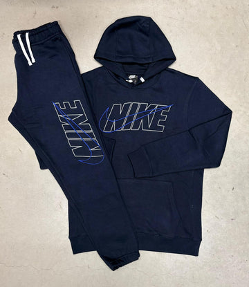 Nike Navy/blue Swoosh Tracksuit