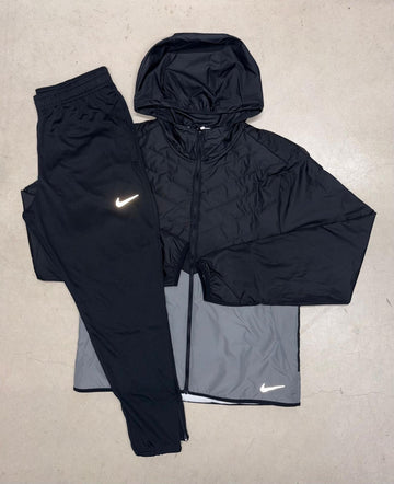 Nike Black/Grey Aerolayer Tracksuit