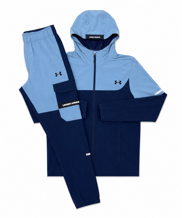 Under Armour Light Blue & Navy Tracksuit
