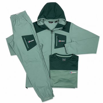 Berghaus Olive Green 3-Piece Tracksuit