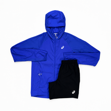 Asics Royal Blue Jacket & Short Set