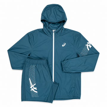Asics Teal Jacket & Short Set
