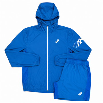 Asics Royal Blue Jacket & Short Set