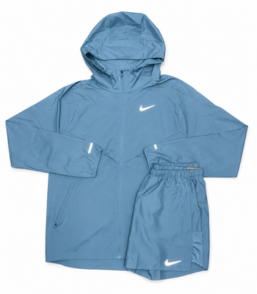 Nike Blue Jacket & Short Set