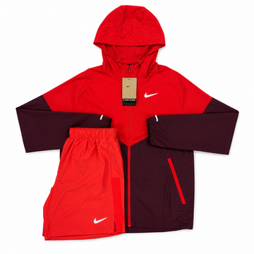Nike Red Jacket & Short Set