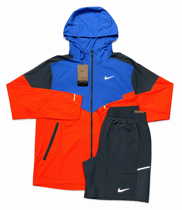 Nike Red Blue Jacket & Short Set