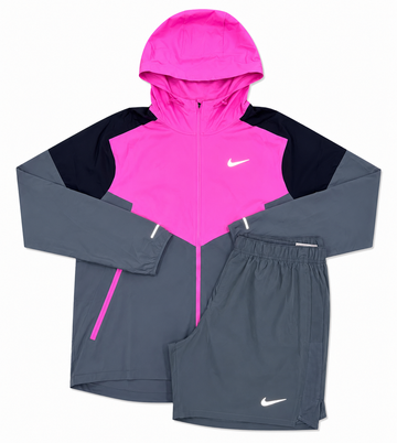 Nike Pink Jacket & Short Set