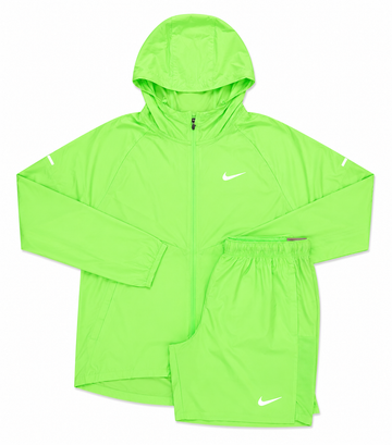 Nike Volt Green Jacket & Short Set
