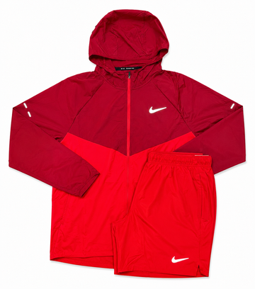 Nike Red Jacket & Short Set