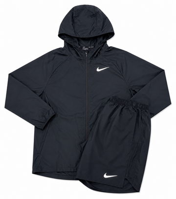 Nike Black Jacket & Short Set