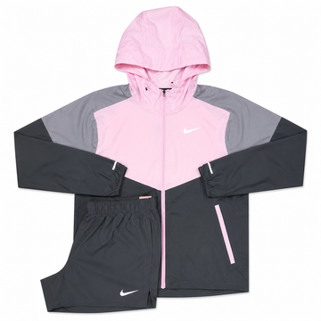 Nike Pink Foam Jacket & Short Set